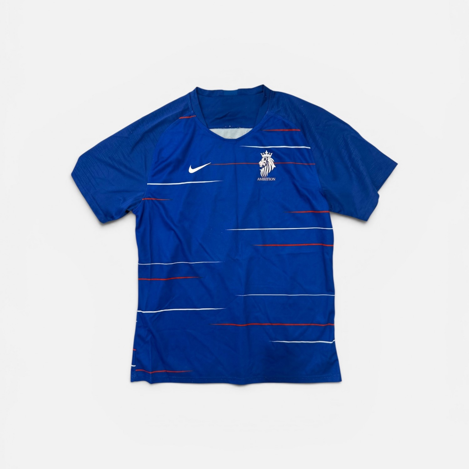 NIKE BLUE FOOTBALL JERSEY